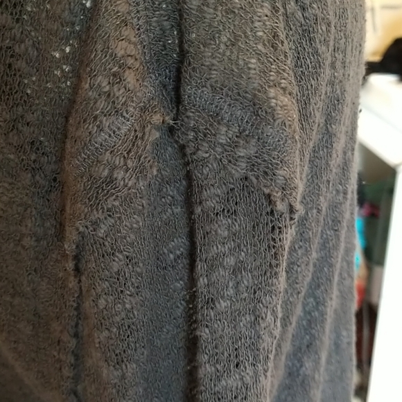 NWT Free People dark gray sweater Sz S - Picture 7 of 10